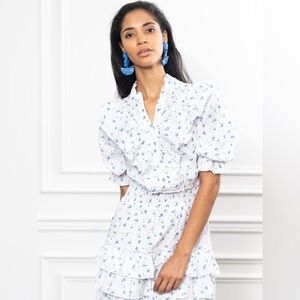 The Shirt by Rochelle Behrens Ruffle Mini dress, M